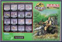 D.A.R.T. with Roland Tembo from Jurassic Park - Lost World - Vehicle / Figure Packs manufactured by Kenner [Back]
