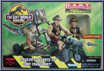 D.A.R.T. with Roland Tembo from Jurassic Park - Lost World - Vehicle / Figure Packs manufactured by Kenner [Front]