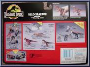 Velociraptor "Raptor" from Jurassic Park - Series 2 - Dino-Strike with Capture Gear manufactured by Kenner [Back]