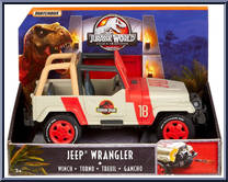 Jeep Wrangler from Jurassic World - Legacy Collection - Basic Series manufactured by Mattel [Front]