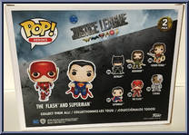 Flash / Superman from Justice League - Pop! Vinyl Figures manufactured by Funko [Back]