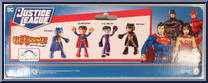 Batman (Blue) / Superman / Joker / Batman (Black) from Justice League - Flextreme manufactured by Mattel [Back]