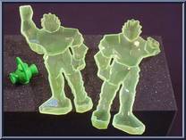 Green Lantern from Justice League - Attack Armor manufactured by Mattel [Loose]
