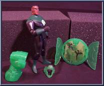 Green Lantern from Justice League - Mission Vision manufactured by Mattel [Loose]