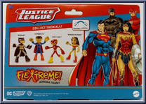 Superman / Wonder Woman from Justice League - Flextreme manufactured by Mattel [Back]