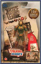 Aquaman from Justice League (Movie) - Talking Heroes manufactured by Mattel [Front]