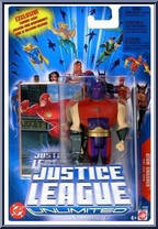 Atom Smasher from Justice League Unlimited - Blue Cards manufactured by Mattel [Front]