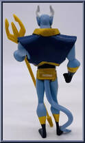 Blue Devil from Justice League Unlimited - DC Super Heroes - Purple Cards manufactured by Mattel [Loose]