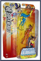 Hawkgirl / Dr. Fate / Vixen from Justice League Unlimited - 3-Packs - DC Super Heroes - Orange Cards manufactured by Mattel [Front]