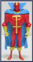 Red Tornado from Justice League Unlimited - Blue Cards manufactured by Mattel [Loose]