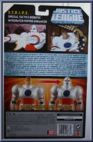 S.T.R.I.P.E. from Justice League Unlimited - DC Universe - Orange Cards manufactured by Mattel [Back]