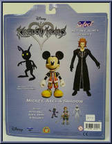 Mickey / Axel / Shadow from Kingdom Hearts - Series 1 manufactured by Diamond Select [Back]