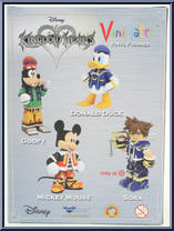 Mickey Mouse from Kingdom Hearts - Vinimates manufactured by Diamond Select [Back]