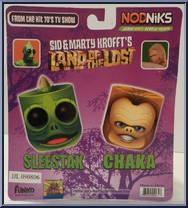 Sleestak / Chaka from Land of the Lost - Nodniks manufactured by Funko [Back]