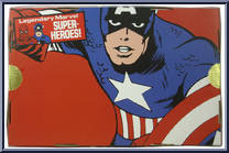 Captain America from Legendary Marvel Super-Heroes! - Basic Series manufactured by Diamond Select [Back]