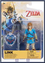 Link (Master Sword and Shield) from Legend of Zelda - Basic Series manufactured by Jakks Pacific [Front]