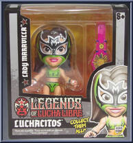 Lady Maravilla (Green Costume) from Legends of Lucha Libre - Mini manufactured by Boss Fight Studio [Front]