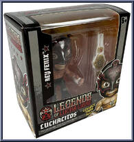 Rey Fenix (Black Costume) from Legends of Lucha Libre - Mini manufactured by Boss Fight Studio [Front]