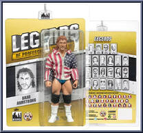 Brad Armstrong from Legends of Professional Wrestling - Yellow Cards manufactured by Figures Toy Company [Front]