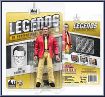 Jim Cornette (Red Jacket) from Legends of Professional Wrestling - Yellow Cards manufactured by Figures Toy Company [Front]