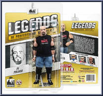 PJ Polaco from Legends of Professional Wrestling - Yellow Cards manufactured by Figures Toy Company [Front]