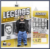 Vince Russo from Legends of Professional Wrestling - Yellow Cards manufactured by Figures Toy Company [Front]