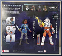 Alisha Hawthorne & Buzz Lightyear from Lightyear - Alpha Class manufactured by Mattel [Back]