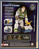 Buzz Lightyear & Sox from Lightyear - Alpha Class manufactured by Mattel [Back]