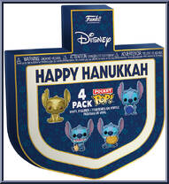 Happy Hanukkah 4-Pack from Lilo & Stitch - Pop! Sets manufactured by Funko [Front]