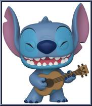 Stitch (with Ukulele) from Lilo & Stitch - Pop! Vinyl Figures manufactured by Funko [Loose]