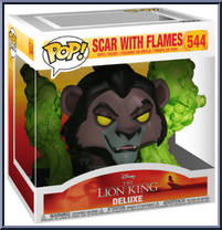 Scar with Flames (Green) (Deluxe) from Lion King - Pop! Vinyl Figures manufactured by Funko [Front]