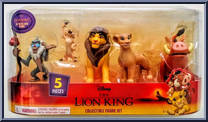 5 Piece Collectibe Figure Set from Lion King - Basic Series manufactured by Just Play [Front]
