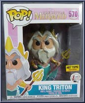 King Triton (Deluxe) from Little Mermaid - Pop! Vinyl Figures manufactured by Funko [Front]