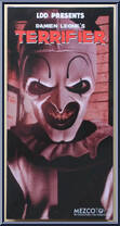 Art the Clown (Terrifier) from Living Dead Dolls - Exclusives manufactured by Mezco [Back]