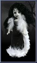 Hollywood (B&W) from Living Dead Dolls - Series  5 - Variants manufactured by Mezco [Loose]