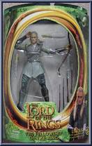 Legolas (Dagger-Slashing, Arrow Launching) from Lord of the Rings - Fellowship of the Ring - Series 1 manufactured by Toy Biz [Front]