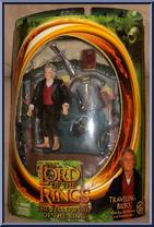 Bilbo (Traveling) (Shire Base) from Lord of the Rings - Fellowship of the Ring - Series 3 manufactured by Toy Biz [Front]