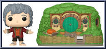 Bilbo Baggins with Bag-End from Lord of the Rings - Pop! Towns manufactured by Funko [Loose]