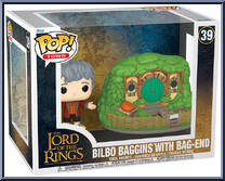 Bilbo Baggins with Bag-End from Lord of the Rings - Pop! Towns manufactured by Funko [Front]