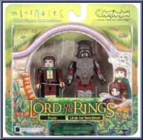 Frodo / Uruk-hai Swordsman from Lord of the Rings - Minimates - Wave 1 manufactured by Diamond Select [Front]