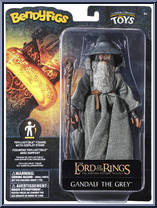 Gandalf the Grey from Lord of the Rings - Bendyfigs manufactured by Noble Toys [Front]