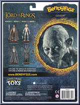 Gollum from Lord of the Rings - Bendyfigs manufactured by Noble Toys [Back]