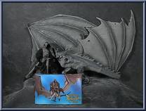Fell Beast & Ringwraith from Lord of the Rings - Return of the King - Deluxe Horse & Riders manufactured by Toy Biz [Loose]