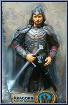 Aragorn King of Gondor (Sword Slashing Action) from Lord of the Rings - Trilogy - Return of the King - Series 1 manufactured by Toy Biz [Front]