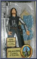 Aragorn (Council of Elrond) from Lord of the Rings - Trilogy - Epic Trilogy: Fellowship of the Ring manufactured by Toy Biz [Front]