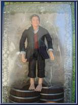 Bilbo 111th Birthday Celebration (Black Jacket) from Lord of the Rings - Trilogy - Fellowship of the Ring - Series 3 manufactured by Toy Biz [Front]
