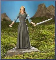 Eowyn, Shield Maiden of Rohan from Lord of the Rings - Trilogy - Epic Trilogy: Two Towers manufactured by Toy Biz [Loose]