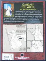 Gandalf the White (Staff Extending Action) from Lord of the Rings - Trilogy - Two Towers - Series 2 manufactured by Toy Biz [Back]