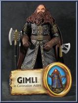 Gimli (Coronation Attire) from Lord of the Rings - Trilogy - Return of the King - Series 3 manufactured by Toy Biz [Loose]
