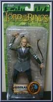 Legolas (Dagger Slashing & Arrow Launching Actions) from Lord of the Rings - Trilogy - Fellowship of the Ring - Series 2 manufactured by Toy Biz [Front]